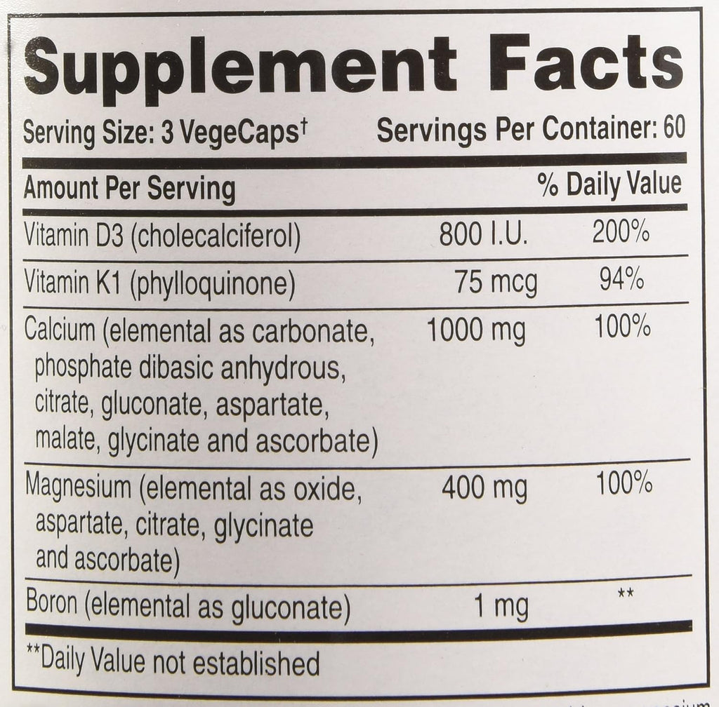 Phyto-Therapy Calcio con Magnesio Vegetariano - 180 Cápsulas