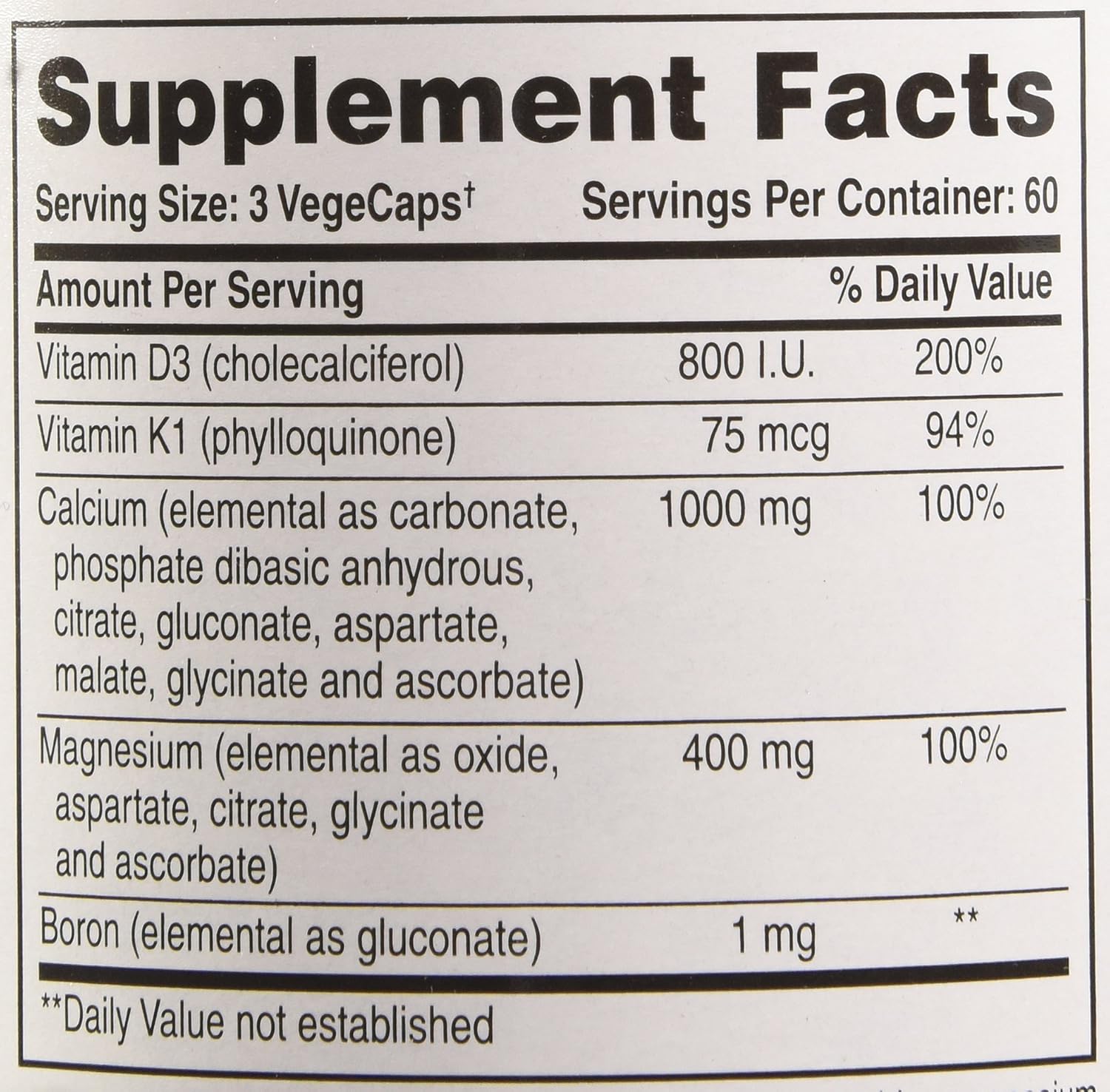 Phyto-Therapy Calcio con Magnesio Vegetariano - 180 Cápsulas