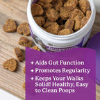 Dr. Harvey's Masticables Probióticos Digestivos para Perros, 9 Probióticos, Sabor a Mantequilla de Cacahuete (90 Masticables)