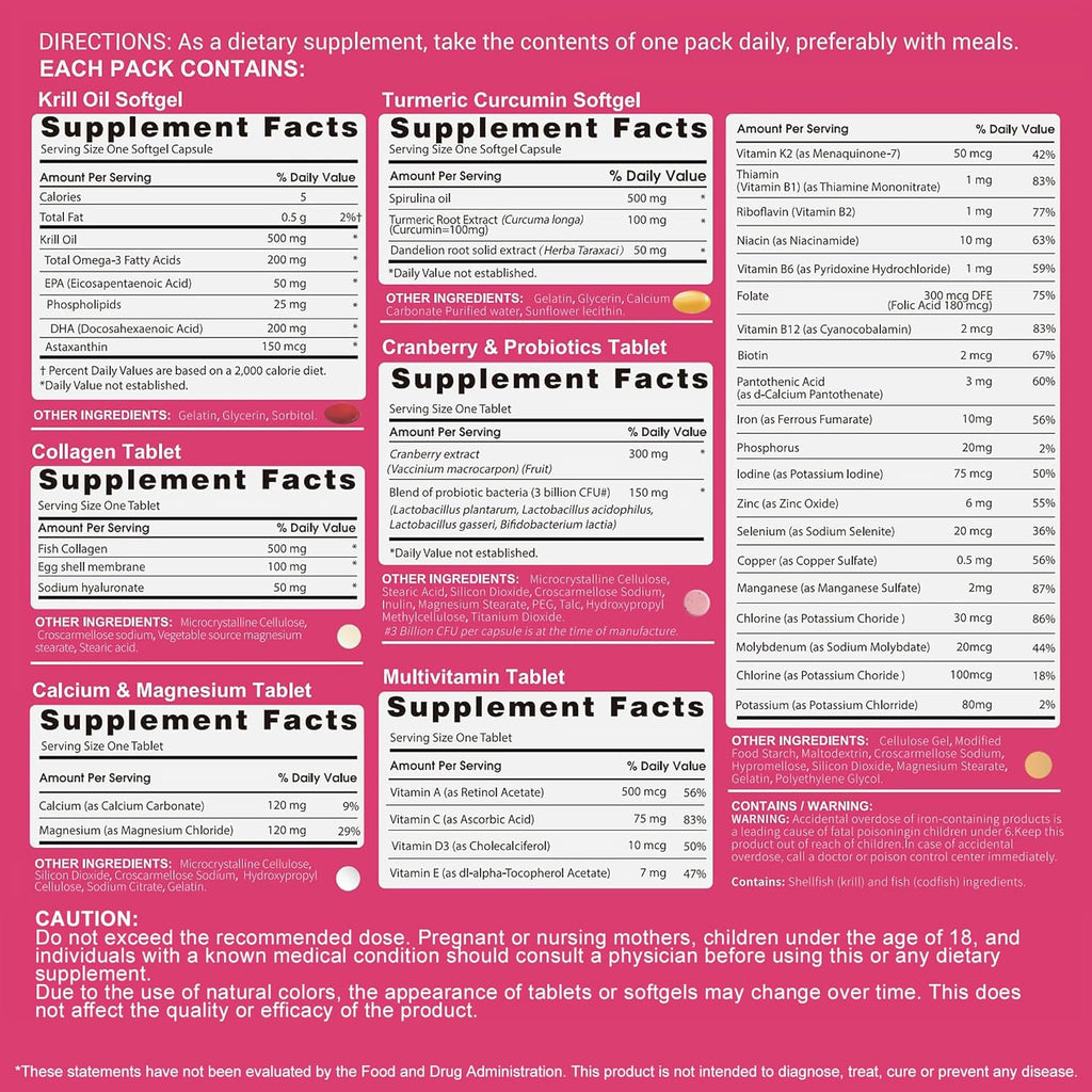 RevitaPlus Multivitamínico para Mujeres - 30 Packs