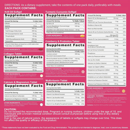 RevitaPlus Multivitamínico para Mujeres - 30 – Colágeno péptido y ácido hialurónico: Ayudan a mantener la – Image 7