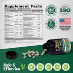 Apoyo Tiroideo para Mujeres - Selenio 200 mcg, Astragalus, Zinc y Yodo - Complejo 21 en 1 con Hierbas Adaptógenas - Vegano, No Transgénico - 60 Cápsulas
