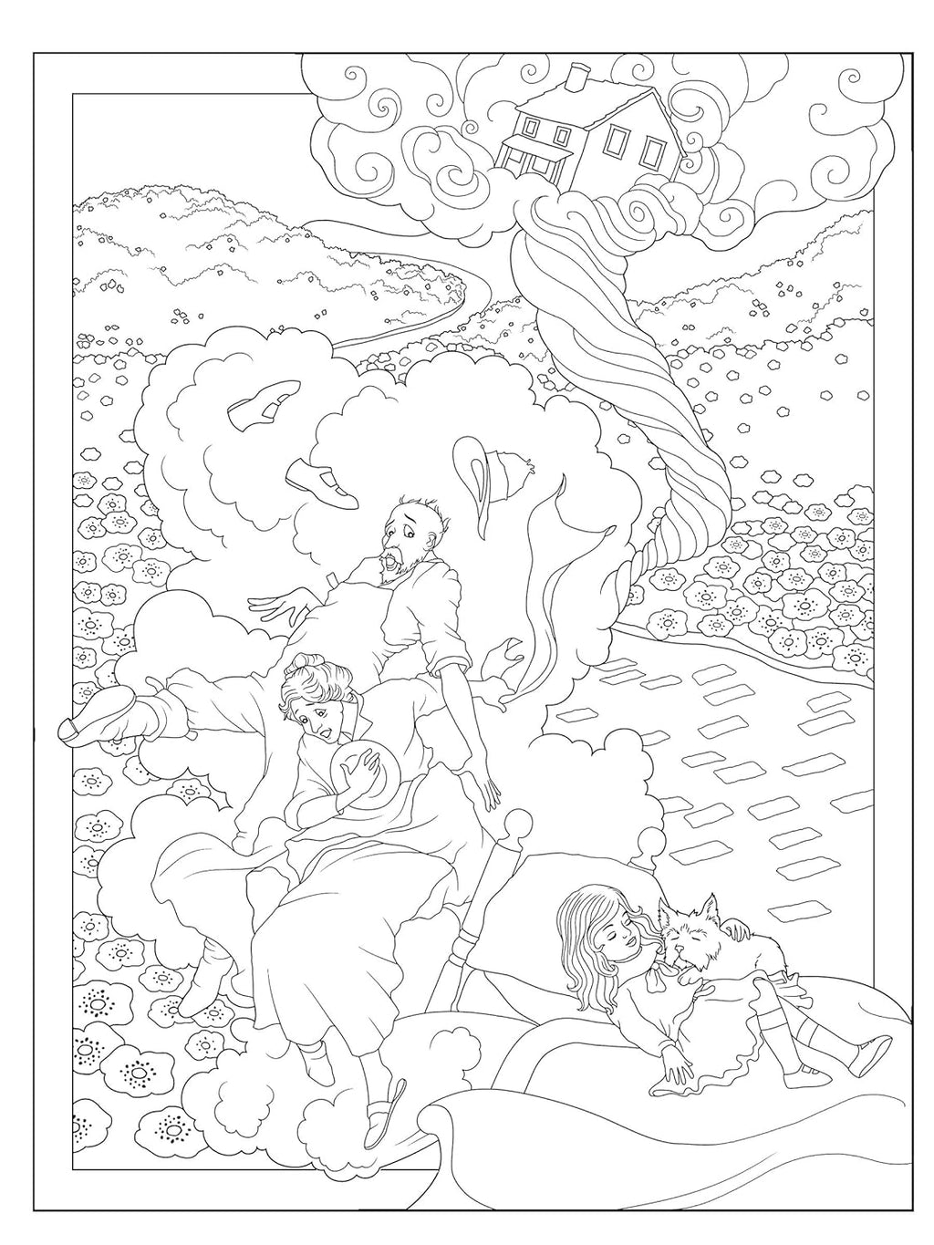 Libro de colorear Creative Haven Diseños del Mago de Oz: relájate y encuentra tus verdaderos colores