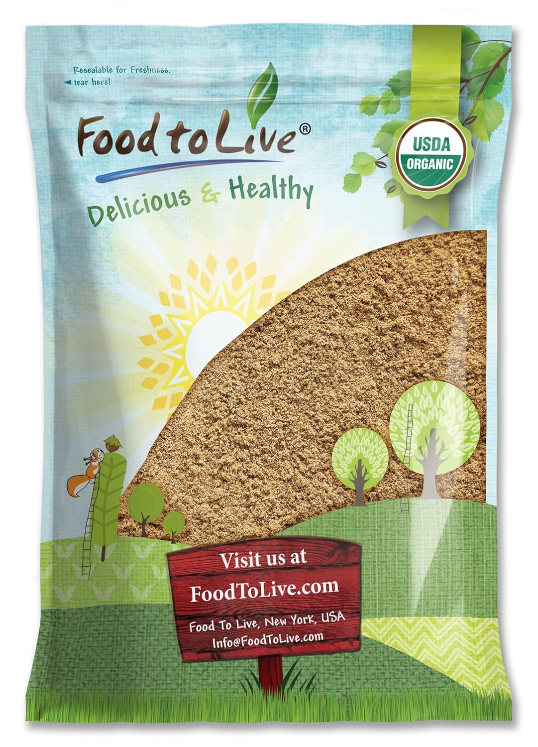 Food to Live - Camu Camu Orgánico en Polvo Liofilizado, 113g (4 oz)