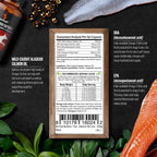 Aceite de Salmón Salvaje de Alaska para Perros y Gatos | Cápsulas Blandas de Aceite de Pescado Omega 3 | Piel y Pelaje, Articulaciones y Soporte Cardíaco | 500mg EPA DHA | 60 Unidades