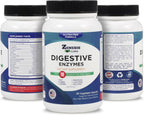 Zenesis Labs Digestive Enzymes - Multienzima Digestivo con 18 Enzimas - 90 Cápsulas