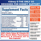 Kidney Restore & Kidney-D 2-Pack – Cápsulas para Apoyo Renal con Vitamina D y Probióticos