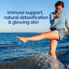 Her Own Irish Sea Moss Cápsulas - Musgo Irlandés con Bardana y Fucus - Apoyo Detox, Inmunidad, Piel Saludable y Metabolismo - 60 Cápsulas