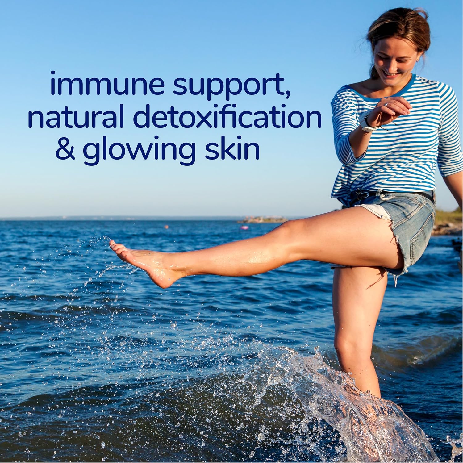 Her Own Irish Sea Moss Cápsulas - Musgo Irlandés con Bardana y Fucus - Apoyo Detox, Inmunidad, Piel Saludable y Metabolismo - 60 Cápsulas