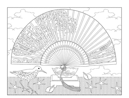 Creative Haven Diseños Japoneses: Libro de Colorear para Adultos - Relájate y Encuentra tus Verdaderos Colores – Image 3