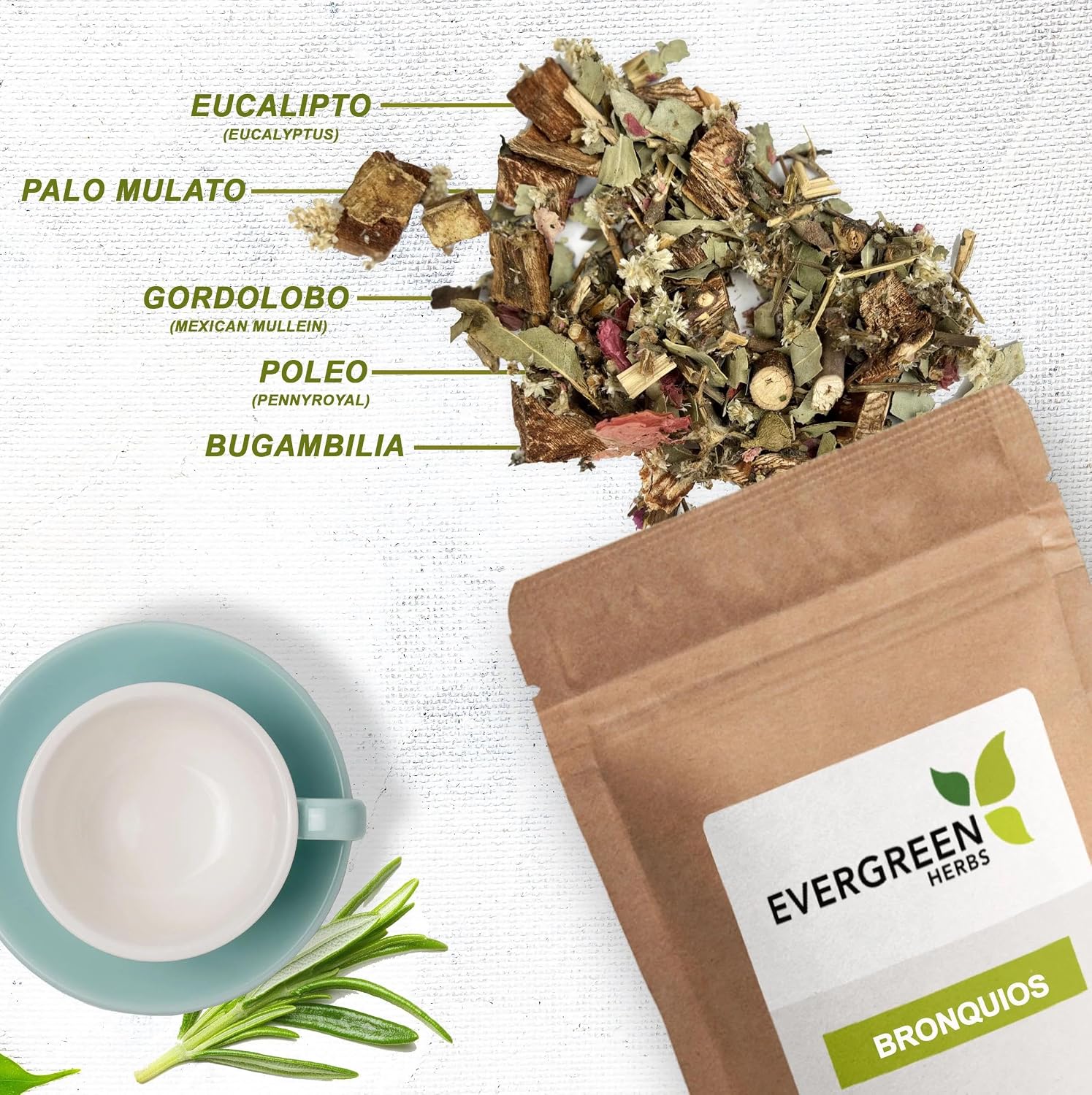 Bronquios Tea - Loose Leaf Tea - 8 oz (227 g)