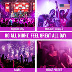 Pre-Rave Suplemento - 5-HTP Free, CoQ10, Magnesio, Té Verde - 40 Cápsulas