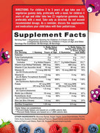 Nature's Truth Kids Multivitamin Gummies with Probiotics | 60 Gomitas | Sabor Berry Punch | Suplemento Vegetariano, No GMO y Sin Gluten