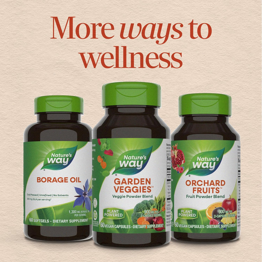 Nature's Way Garden Veggies: Suplemento de Verduras en Cápsulas, 60 Cápsulas