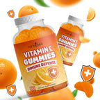 NEW AGE Vitamin C Gummies - Naranja - 180 Gominolas - Sin Gluten - Vegetariano