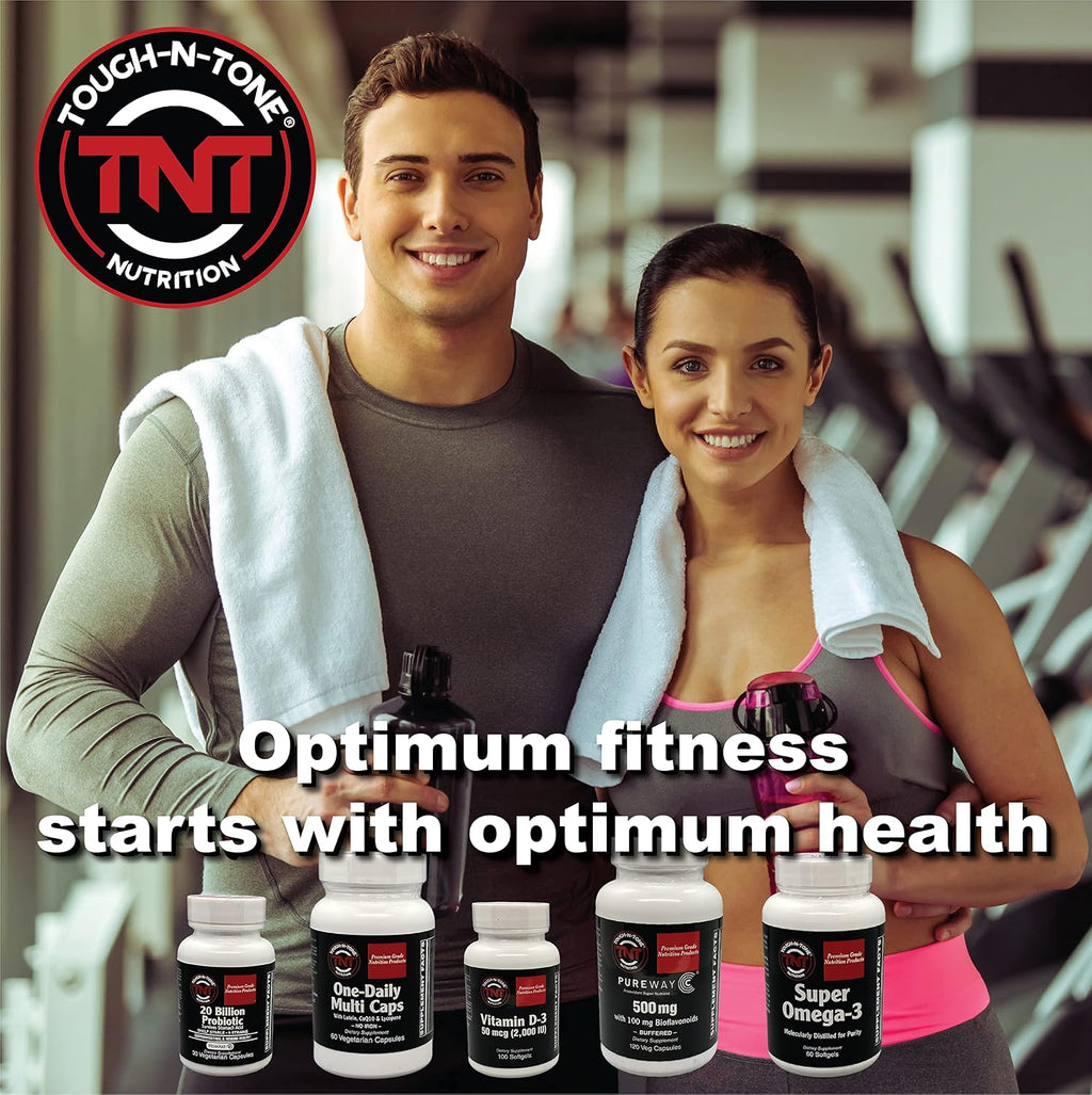 TOUGH-N-TONE Vitamina C Premium 500 mg con PureWay-C® y Bioflavonoides
