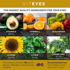 Viteyes AREDS 2 Classic Fórmula para la Salud Macular Cápsulas Blandas - 180 Cápsulas blandas