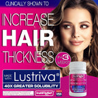 InstaRelief Hair Growth con Lustriva - Biotina 10.000 mcg, Silicio y Arginina - 60 Comprimidos