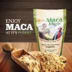 Maca Magic: Polvo de Maca Orgánica Cruda (1 kg) - Superalimento Peruano de Grado Premium - Certificado Orgánico USDA - Vegano - Sin Gluten