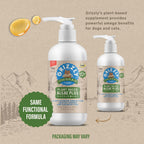 Grizzly Pet Products Algal Plus Omega 3-6-9 Suplemento Alimenticio para Perros y Gatos, 236 ml