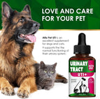 Complemento Urinario con Arándano para Perros y Gatos - Gotas para el Apoyo Renal y Vesical - 60 ml