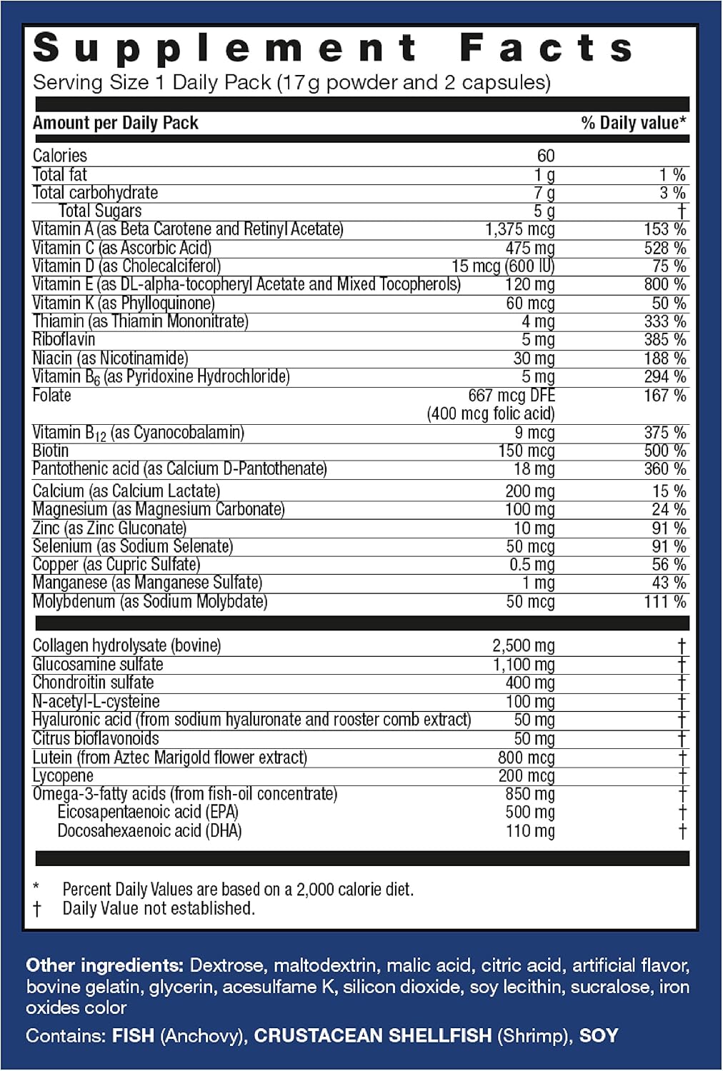 Orthomol Arthroplus - Suplemento avanzado para huesos y articulaciones (30 días)