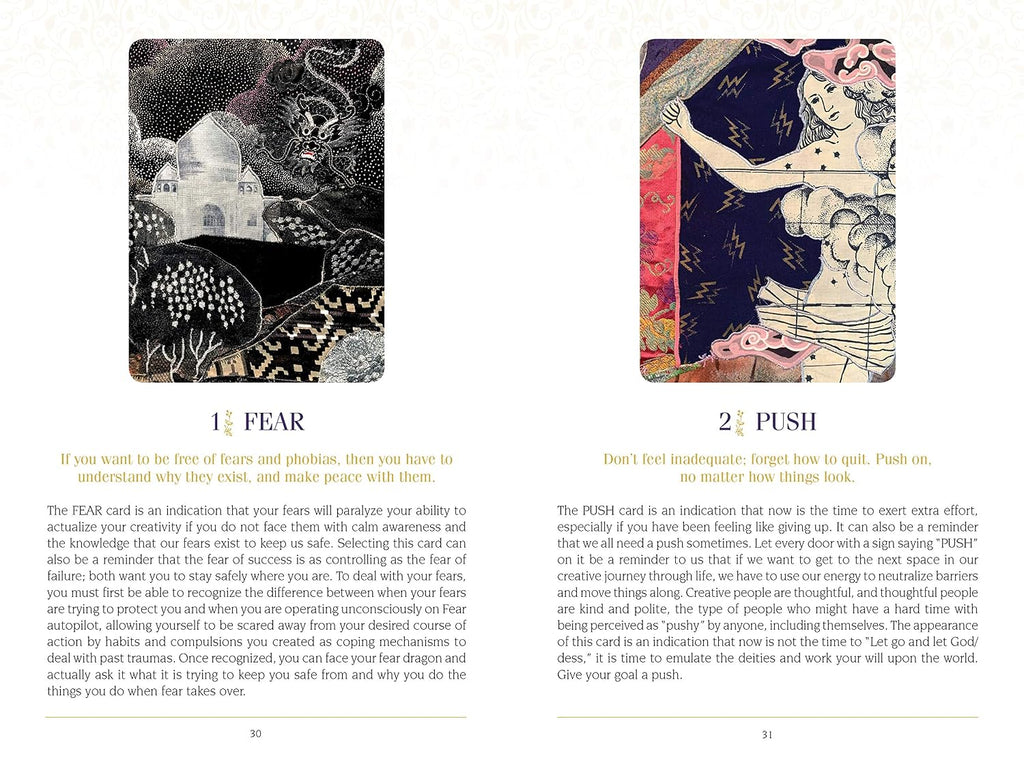 El Oráculo de la Creatividad: Visiones de Encanto - Kit de Oráculo con 80 Cartas y Libro Guía