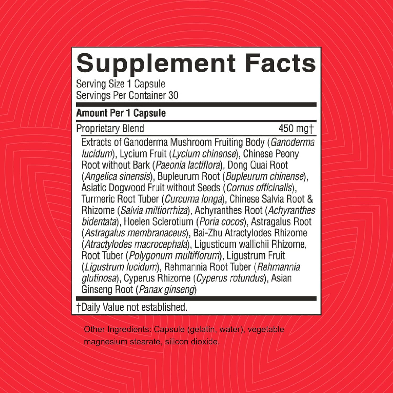 Nature's Sunshine Blood Stimulator Concentrado TCM, 30 cápsulas | Contiene 18 hierbas chinas para el apoyo de la sangre, el hígado, las glándulas y la circulación