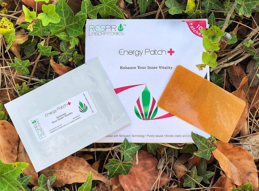 Natural Energy Patch with Guarana & CoQ10 by Respro Labs - Sustained Release, 10 Patches