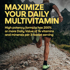 Nature's Way Alive! Men's Max3 Multivitamínico Diario de Alta Potencia para Hombres, 90 Comprimidos