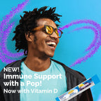 Emergen-C Immune Plus Crystals - Suplemento Inmunológico con Vitamina C, D, Zinc y Vitaminas B - 28 Sticks - Sabor Berry Lemonade