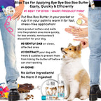 The Blissful Dog Booboo Butter - Bálsamo herbal para perros (tubo de 4.25 g / 0.15 oz)