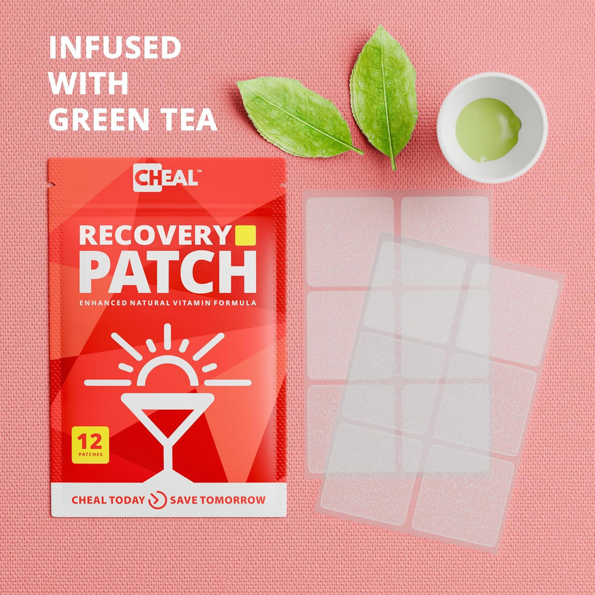 CHEAL Party Recovery Patches - 12 Parches - – Fórmula de complejo B: Ayuda a tu cuerpo a recuperarse de forma – Image 7