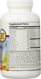 Equate Multivitamínico para Adultos 50+ - 220 Comprimidos