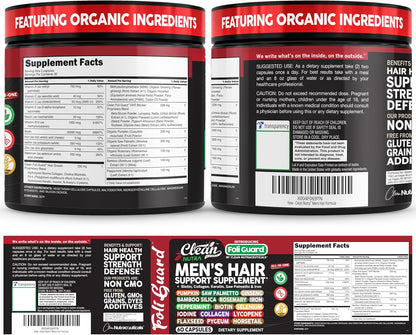 Suplemento Capilar para Hombres con Biotina, Colágeno y Saw Palmetto – Image 9