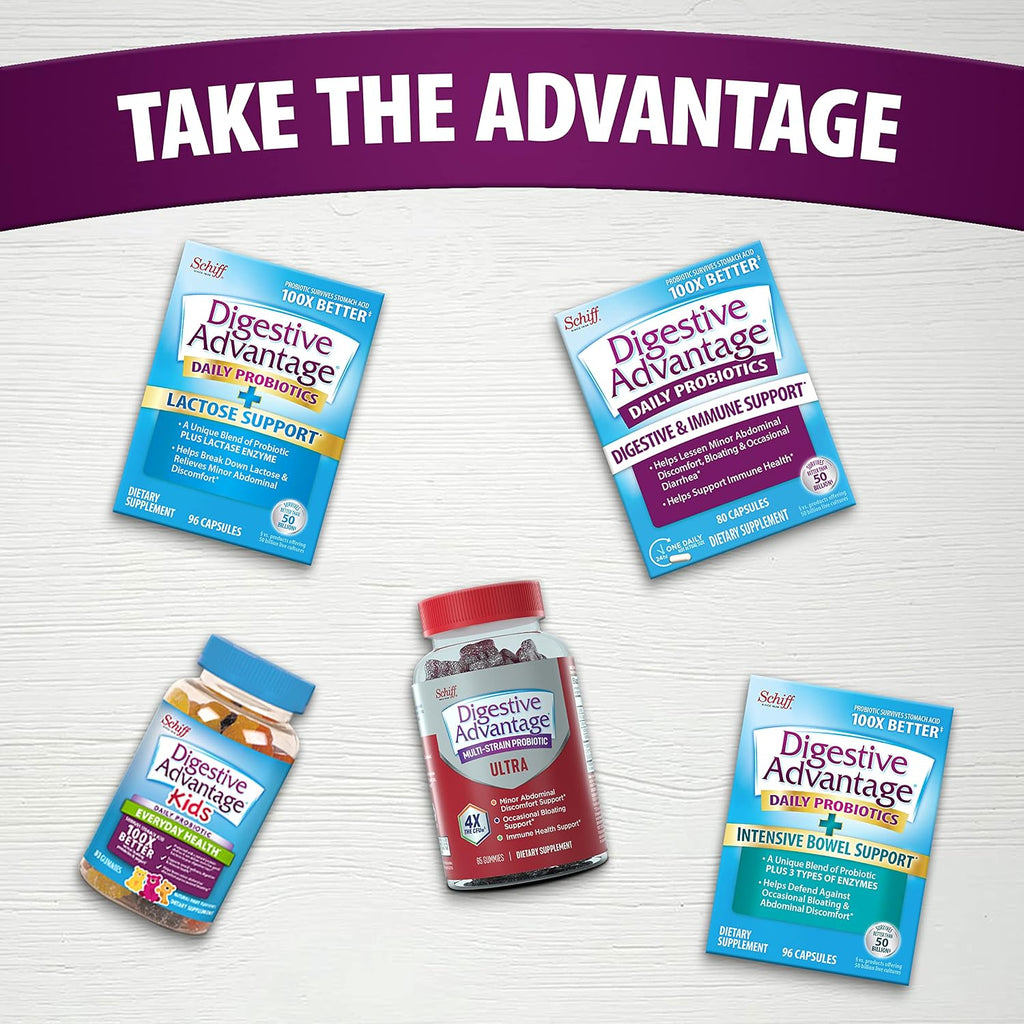 Digestive Advantage Gominolas Probióticas para Salud Digestiva, 90 unidades