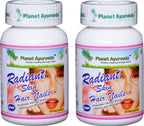 Planet Ayurveda Radiant Hair Skin Nails, 500 mg Cápsulas Vegetales - 2 Envases