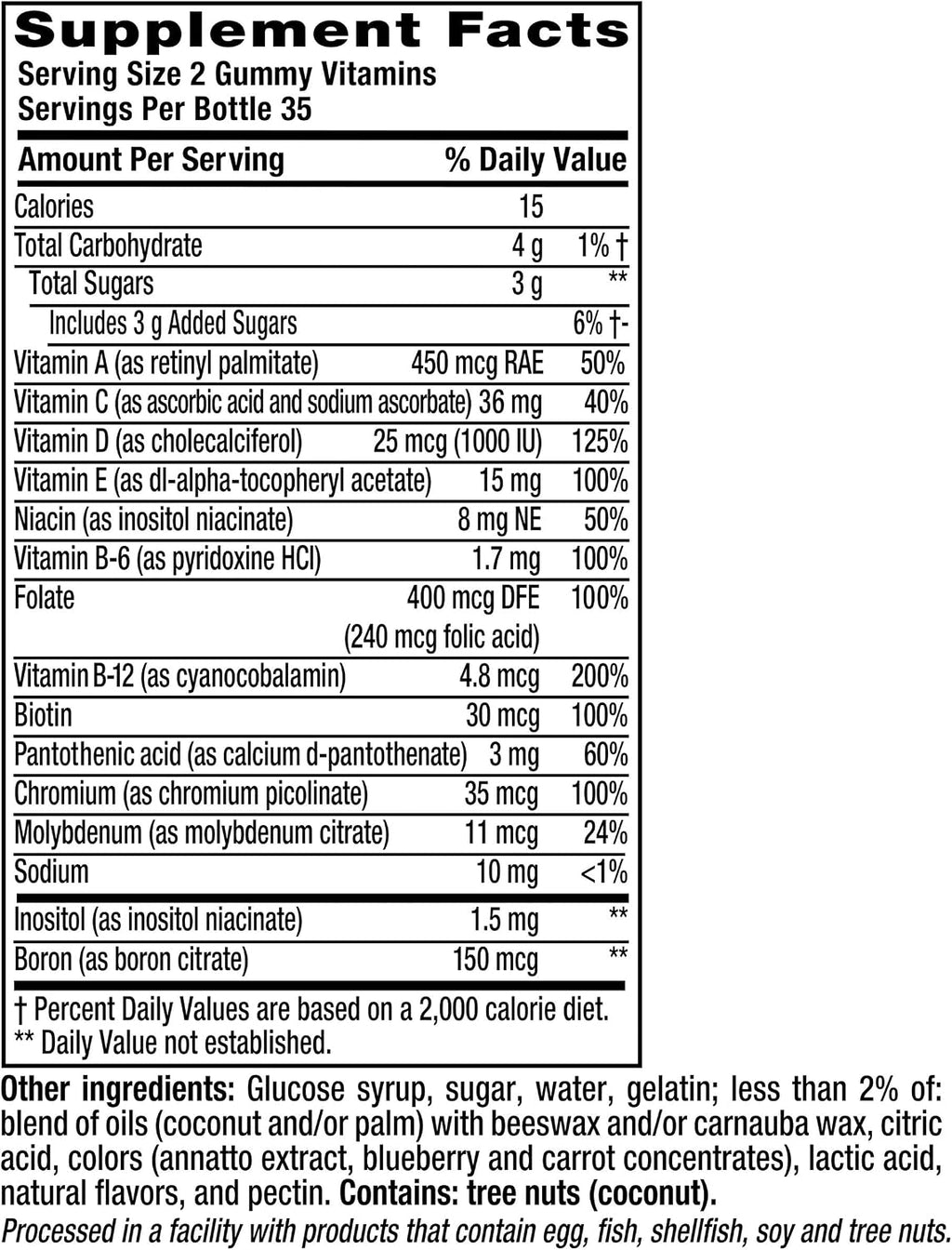 Vitafusion MultiVites Gomitas Multivitamínicas, 70 unidades