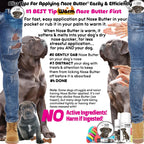 The Blissful Dog Cane Corso Nose Butter, Versatile Dog Nose Balm for Dry Nose, Handcrafted Nose Moisturizer, Easy-to-Apply Dog Essentials, Unscented, 2 oz.