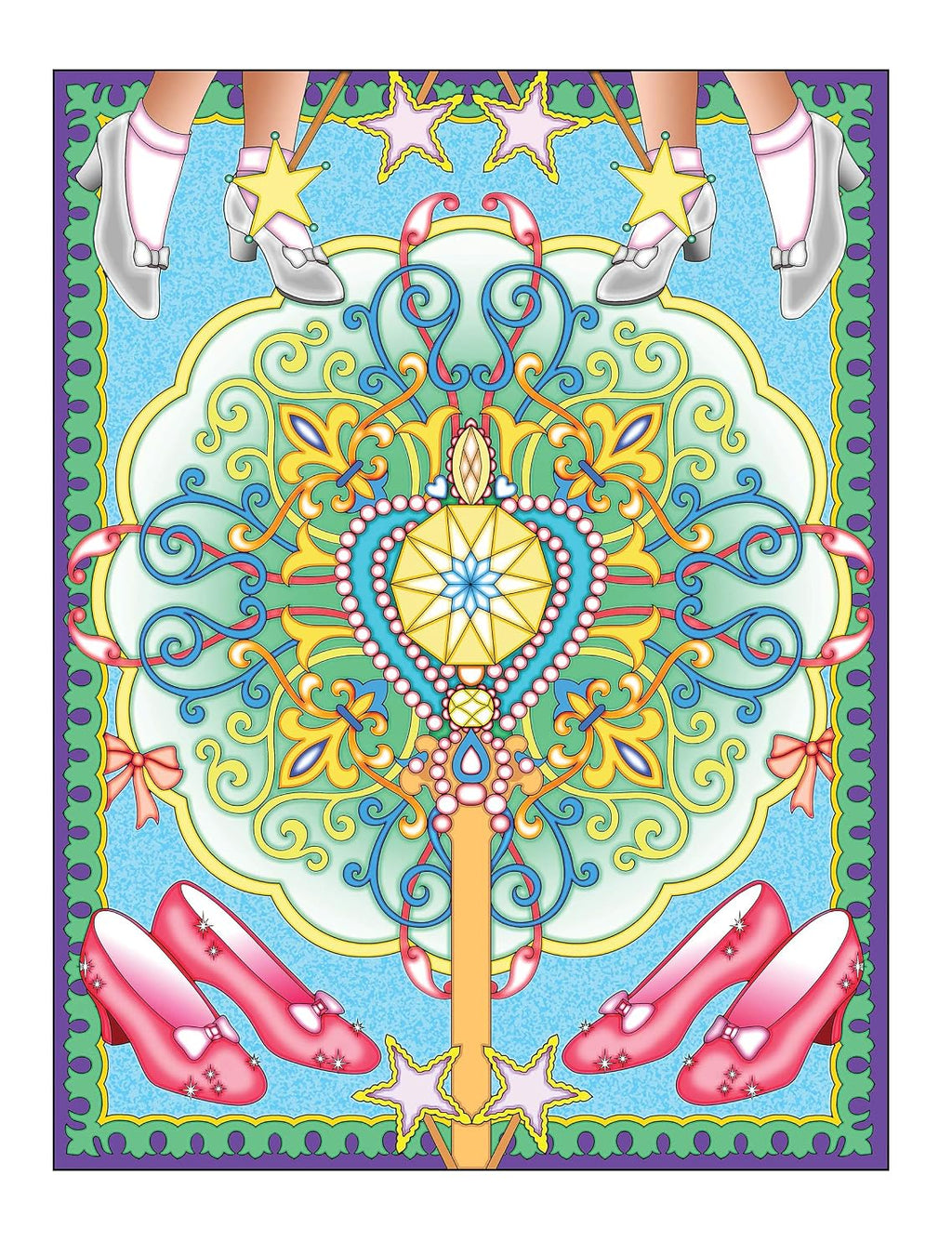 Libro de colorear Creative Haven Diseños del Mago de Oz: relájate y encuentra tus verdaderos colores