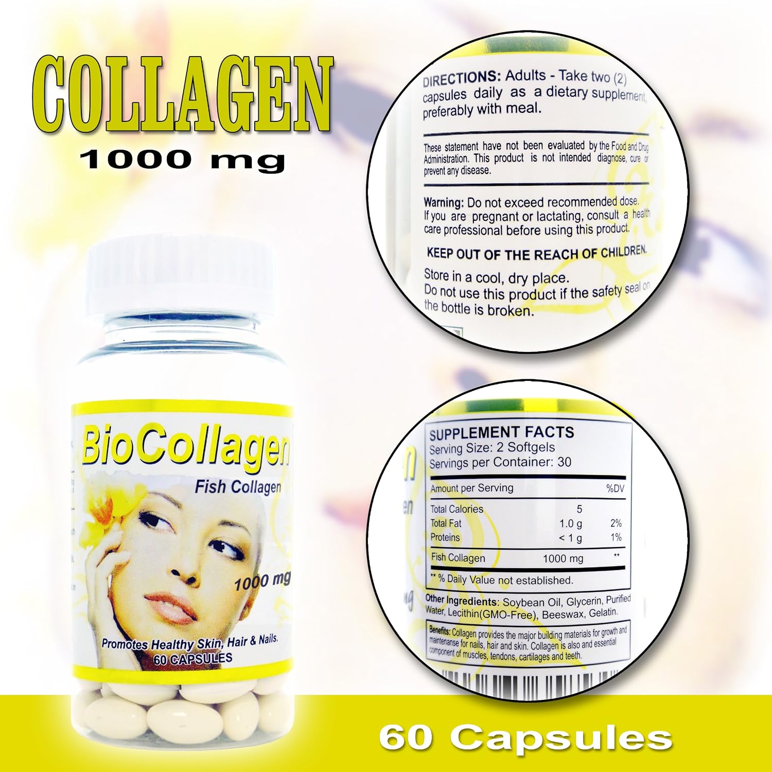 Hydrolyzed Bio Collagen with Vitamin C – Anti-Aging