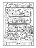 Libro de colorear Creative Haven Hogar Dulce Hogar (Libros de colorear para adultos: Calma)