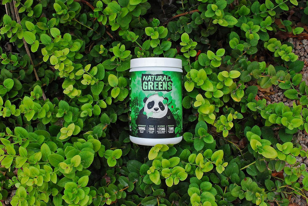 Panda Superfood Greens: Mezcla Natural de Superalimentos con Probióticos y Adaptógenos (Piña, 13.76 oz)