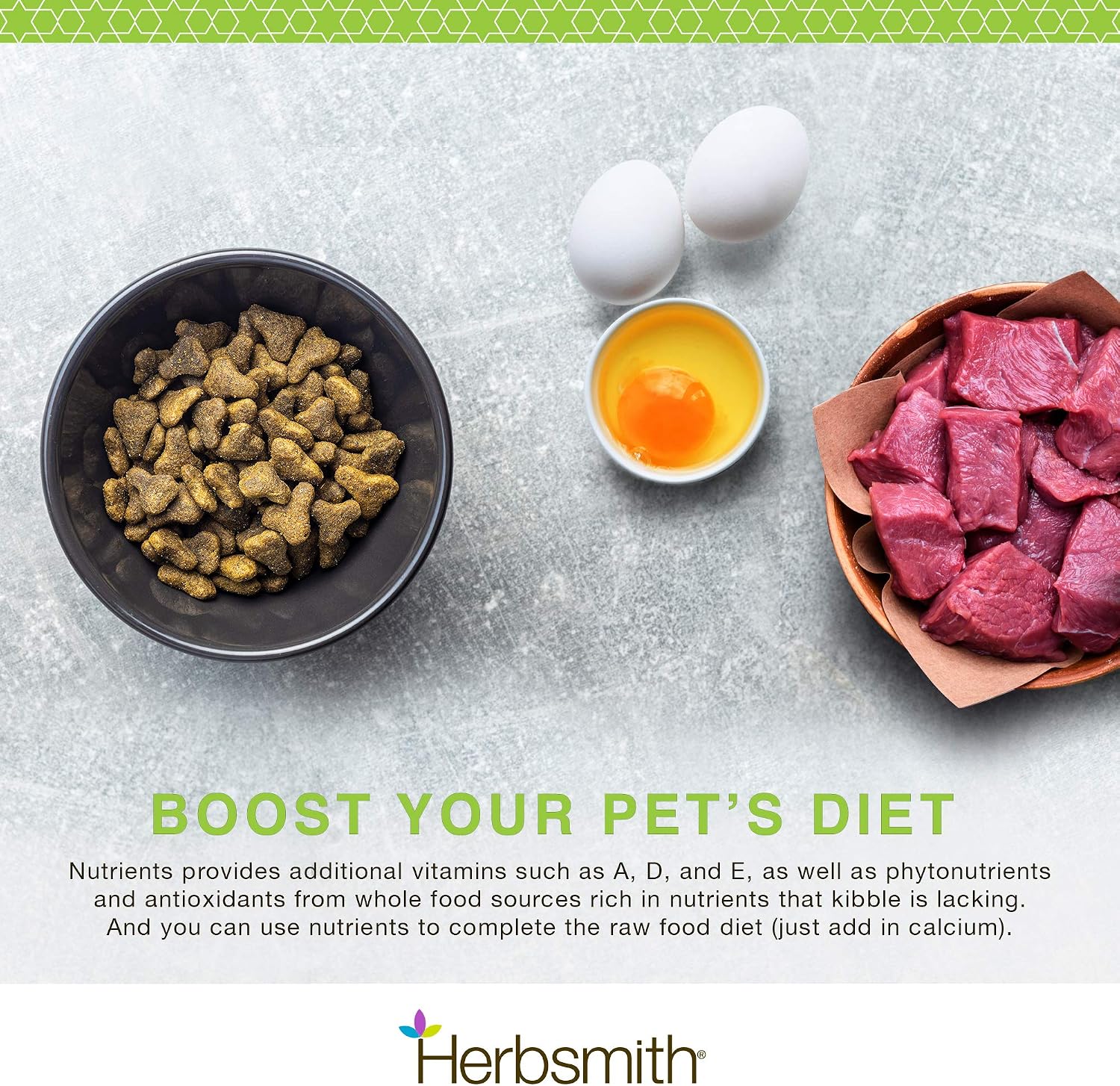 Herbsmith Nutrients Superfood Multivitamínico para Perros con Superfoods - 500 g