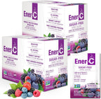 Ener-C Sugar Free Multivitamin Drink Mix - 30 Sobres, Sabor Frutos Rojos