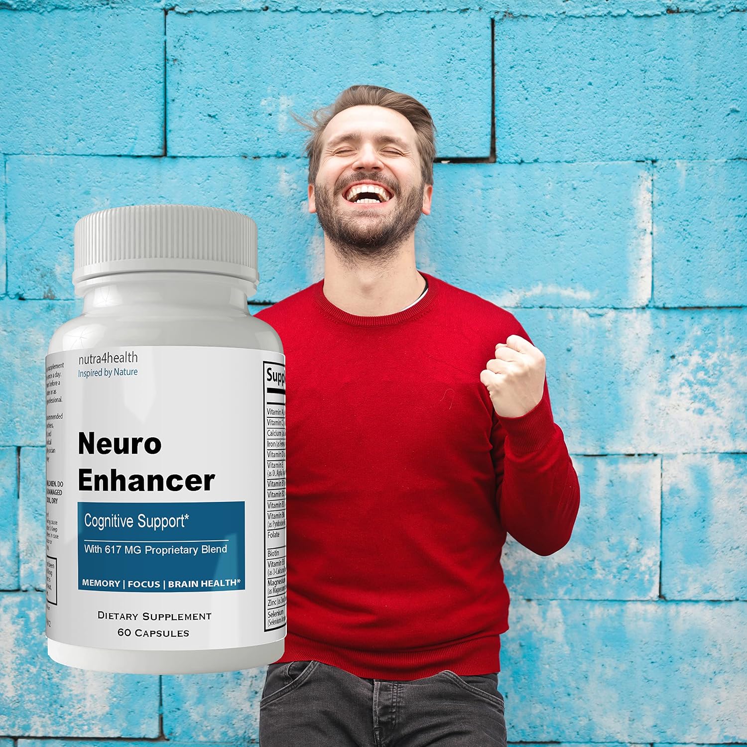 Neuro Enhancer – Potenciador Cognitivo para la Memoria y el Enfoque Mental – 60 Cápsulas