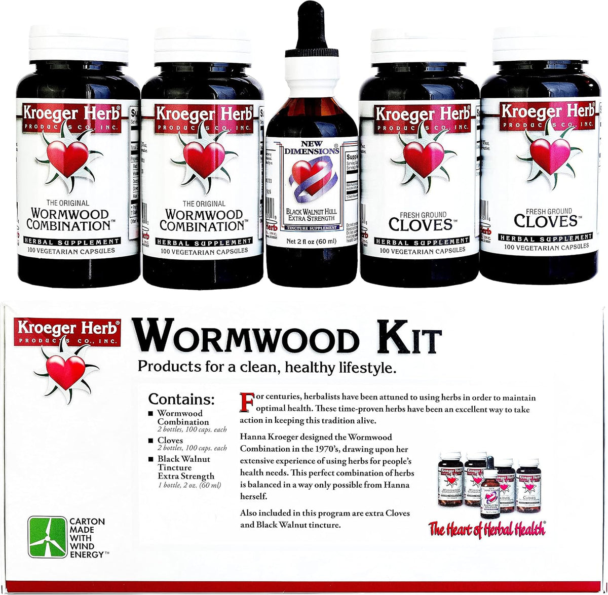 Kit de Hierbas Wormwood con Black Walnut, Clavo y Quassia - Complemento Depurativo – Image 6