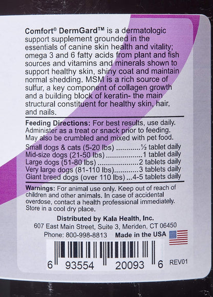 Comfort DermGard Suplemento para la Piel y – Ácidos grasos Omega 3, 6 y 9: Procedentes de aceite de pescado, estos – Image 2