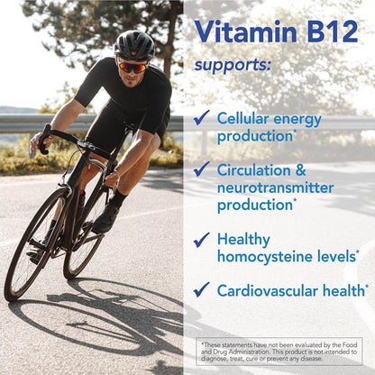 Patient One Vitamina B12 2000mcg Pastillas – Metabolismo normal de la homocisteína: Ayuda a mantener niveles – Image 4