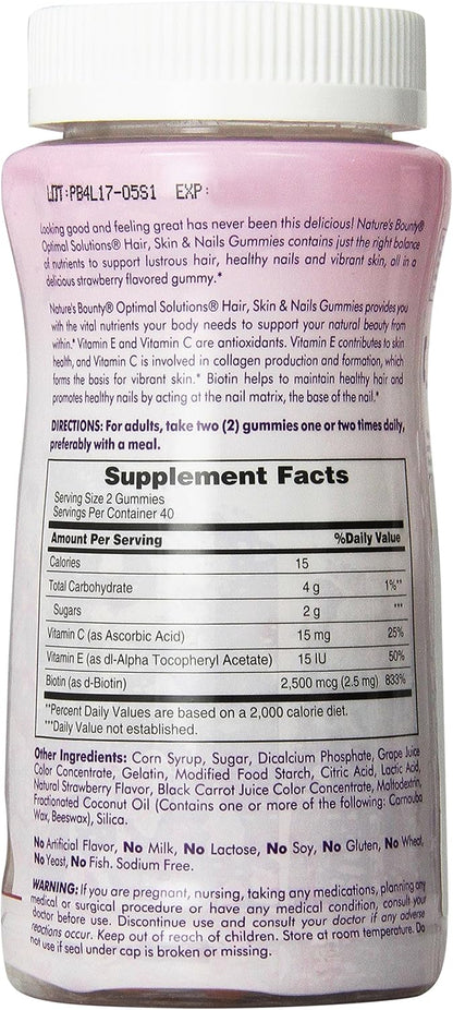 Nature's Bounty Optimal Solutions, Gominolas – El funcionamiento normal del sistema nervioso. – Image 2